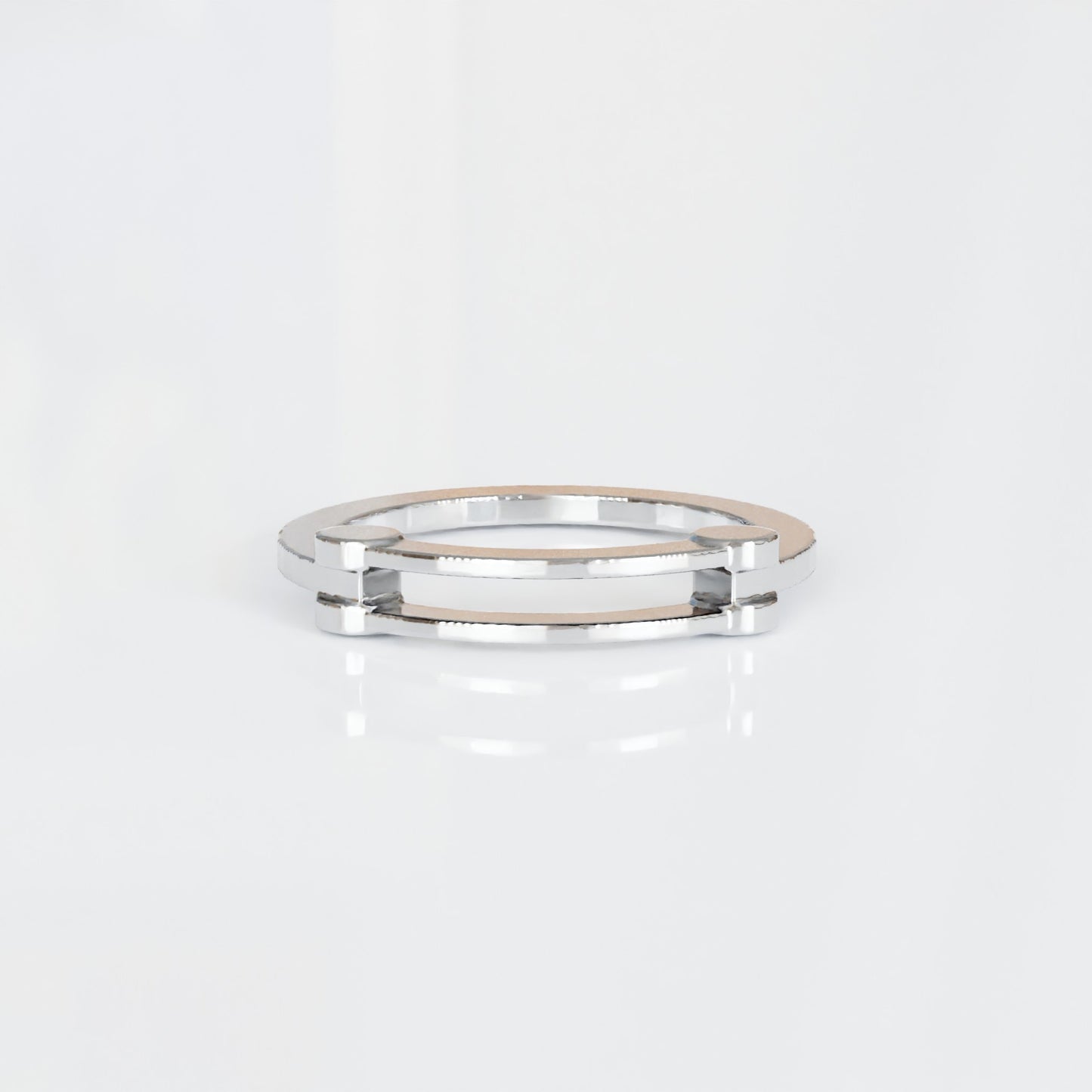 Anillo Solitaire en Plata de Ley - Gutiérrez Vidal
