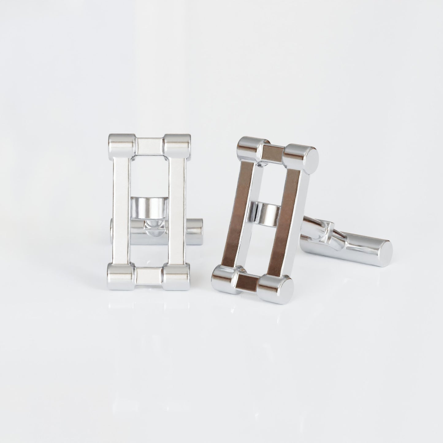 Mancuernillas Link en Plata de Ley